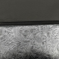 Preview: Gassitasche / Cross Bag / Hip Bag, schwarz, Blütenranken